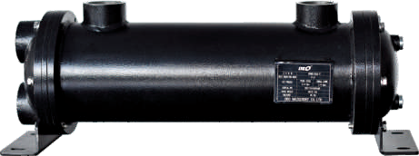 DWBE-408 Copper Fin Oil/Water Cooler - front view