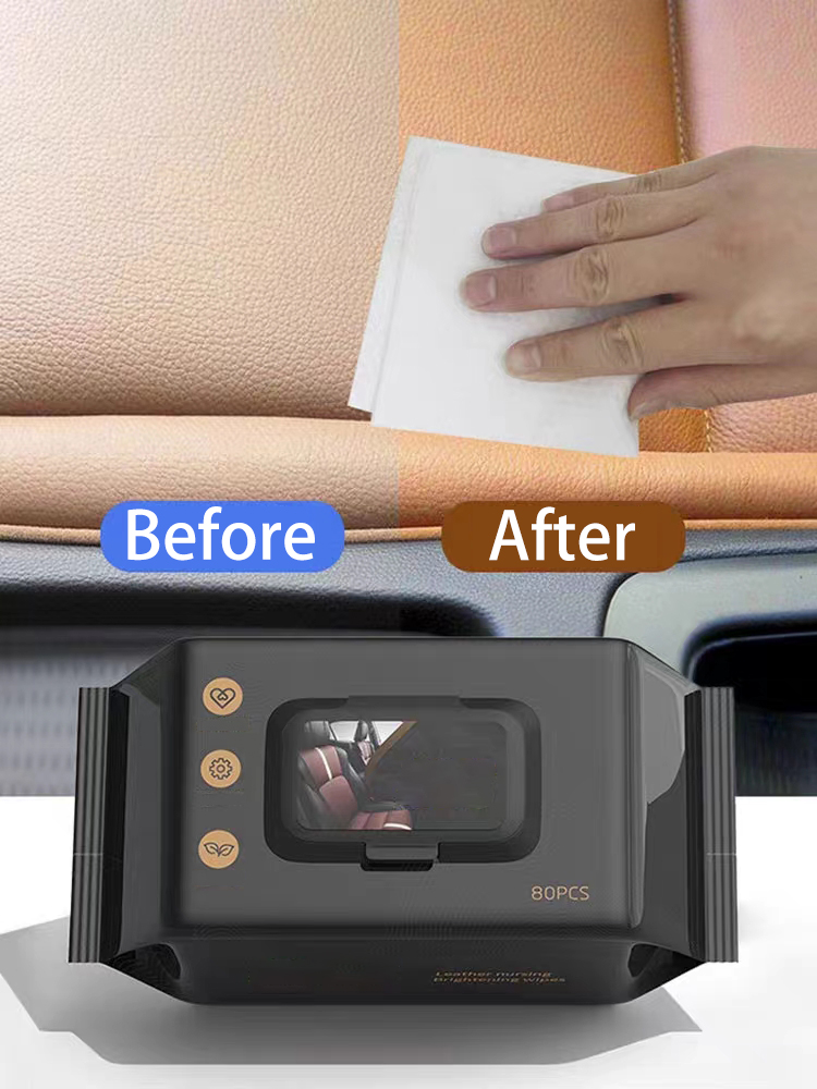 Leather wipes liquid usage