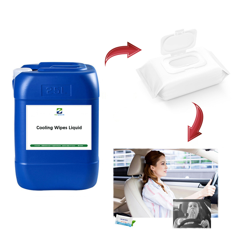 Cooling wipes liquid packaging bottle