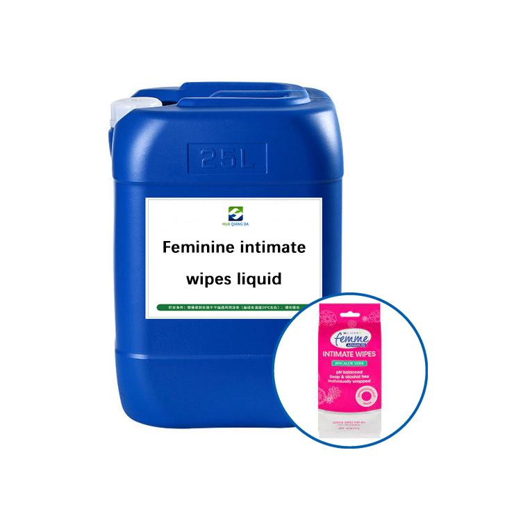 Feminine intimate wipes liquid HUA-FI usage demonstration