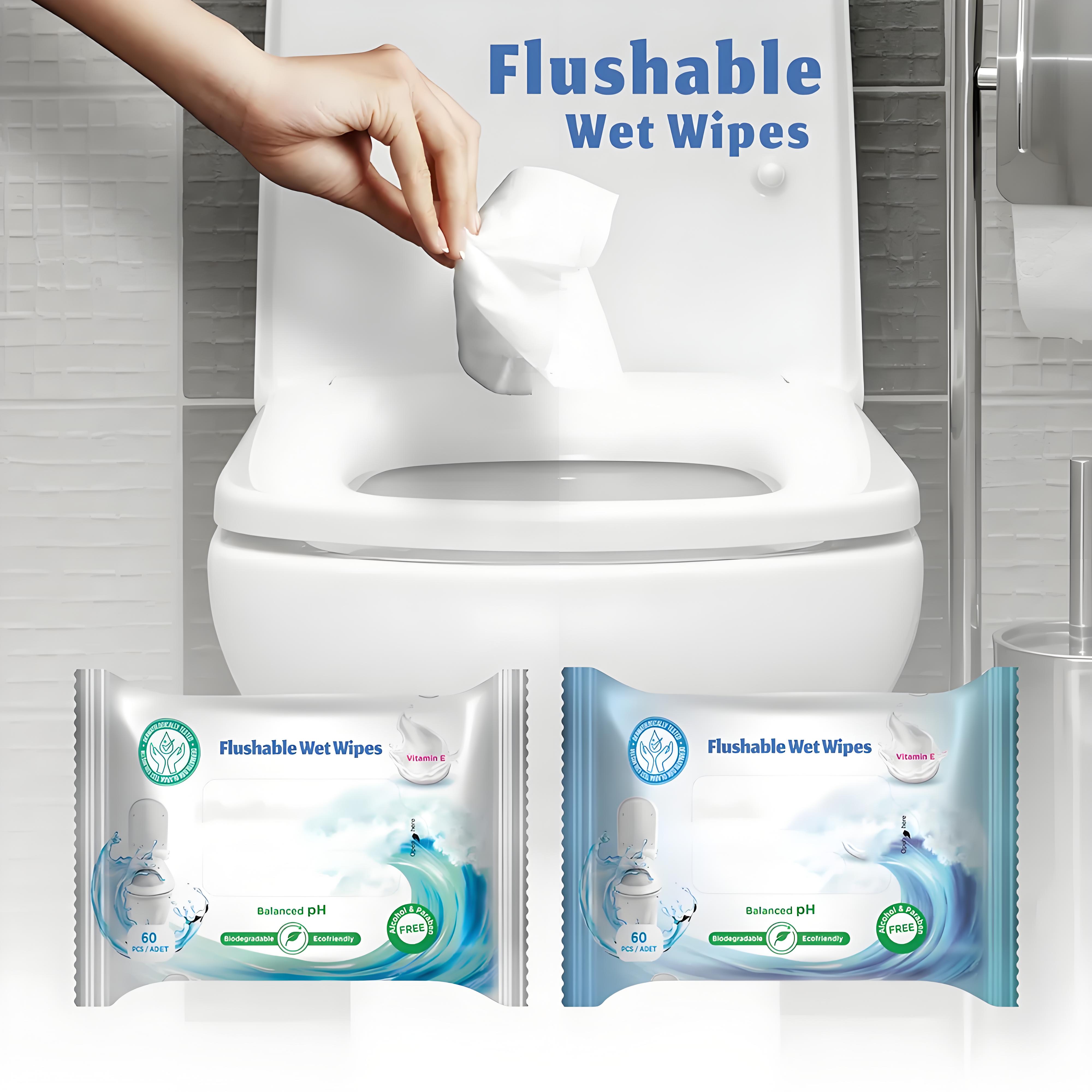 Antibacterial toilet wipes liquid HUA-AT front bottle