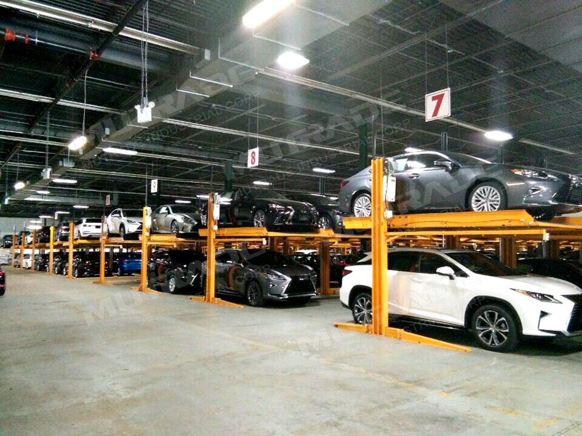 2-level storage lift - indoor use