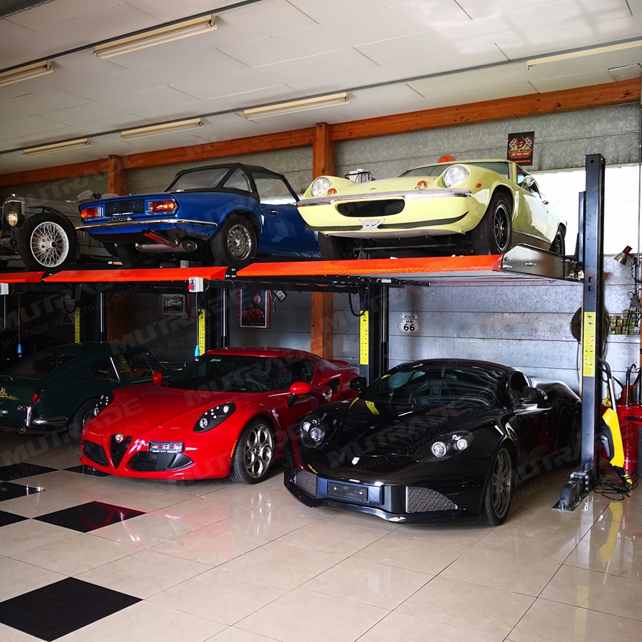 HP1127 two-post parking lift installed in Switzerland