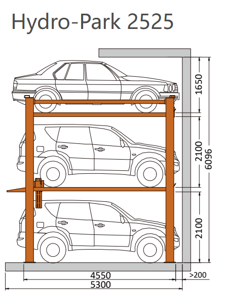 HP2525 car stacker systems<p class=