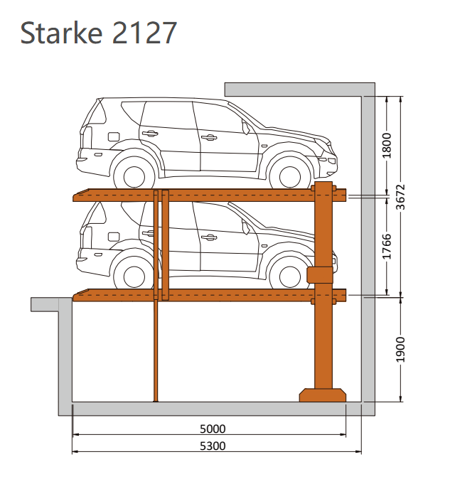 ST2127 Hydraulic Car Parking<p class=