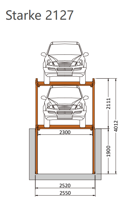 ST2127 Car Parklift<p class=