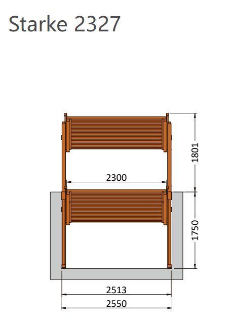 ST2327 car stacker pit<p class=
