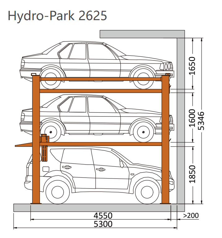 HP2625 car parking stackers<p class=