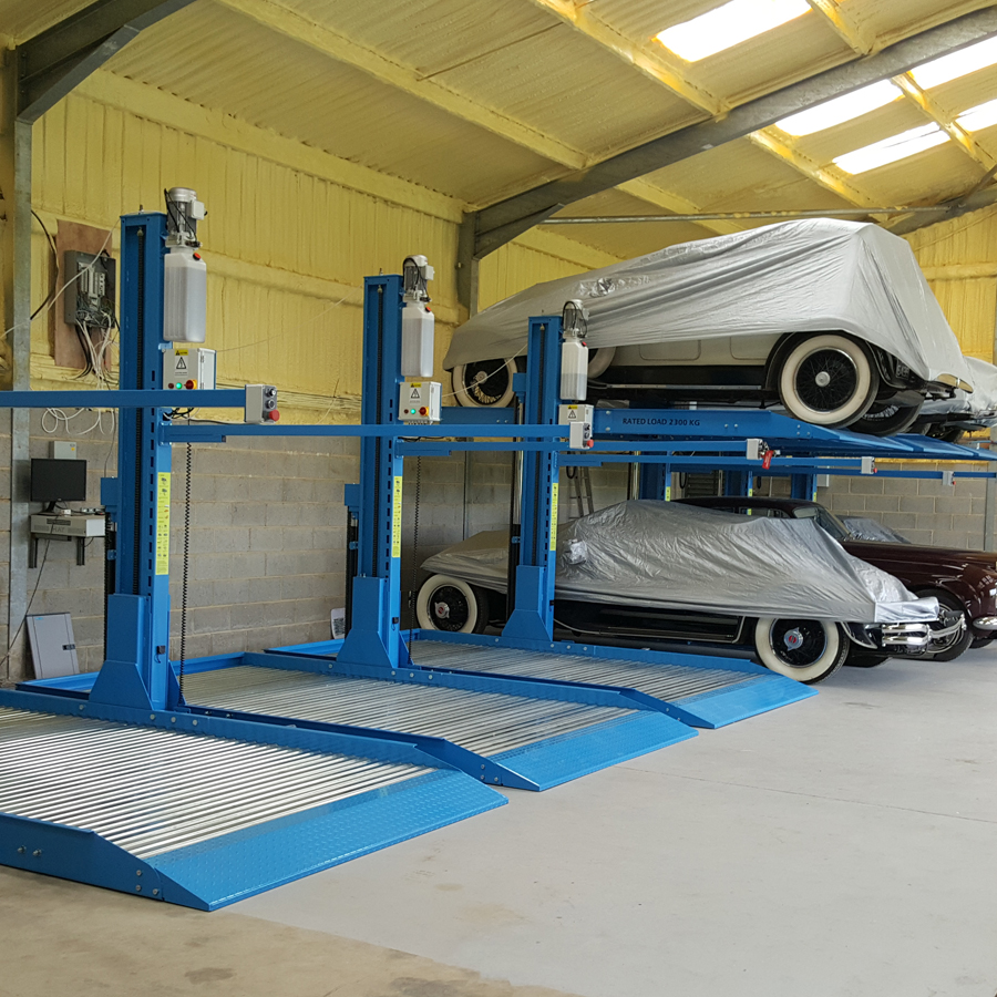 HP1123 two post Car Stacker<p class=