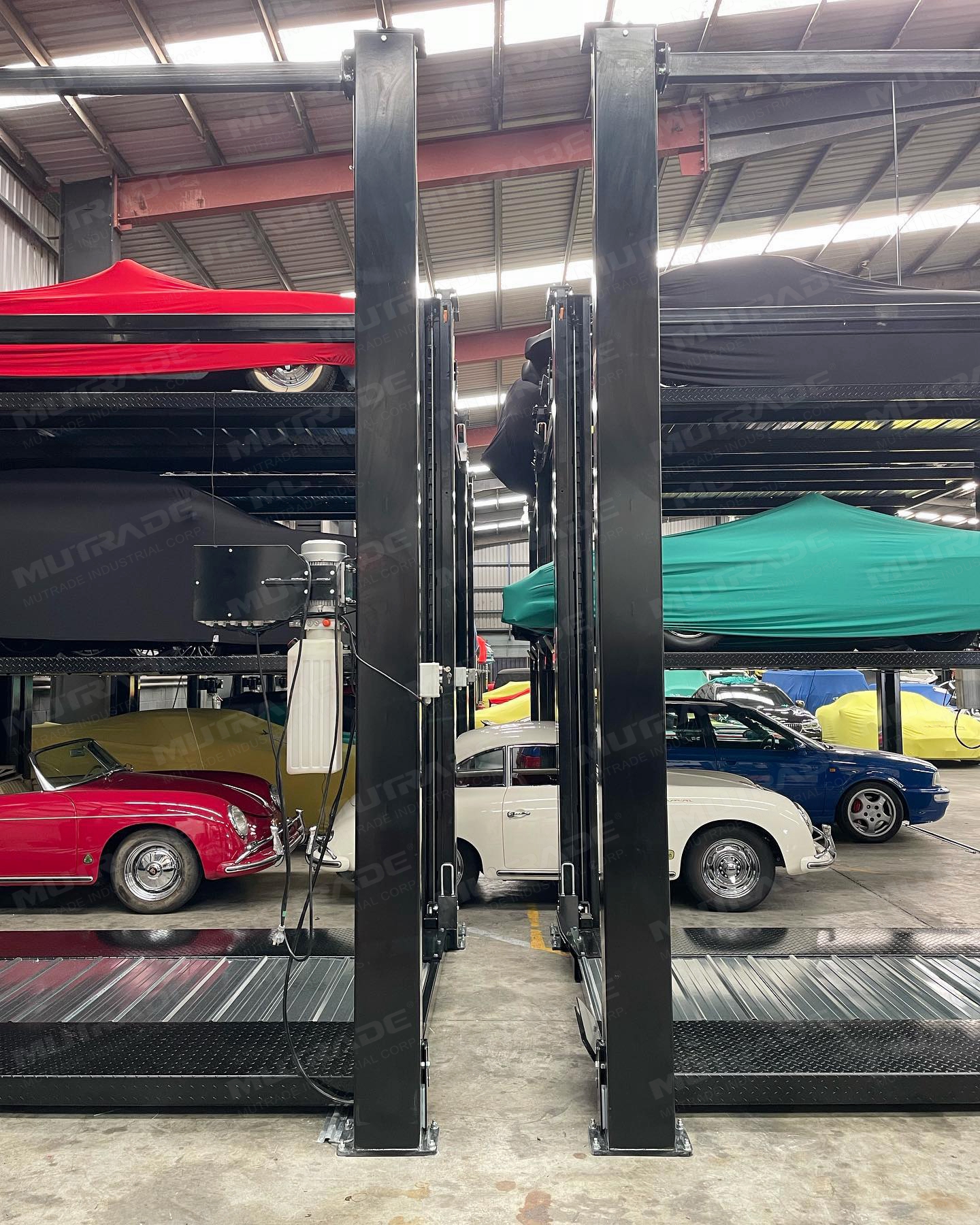 Hydro-Park 2525 triple stacker parking lift installed in Australia