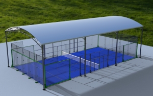 Panoramic Padel Court With Roof