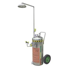 Portable shower and eyewash