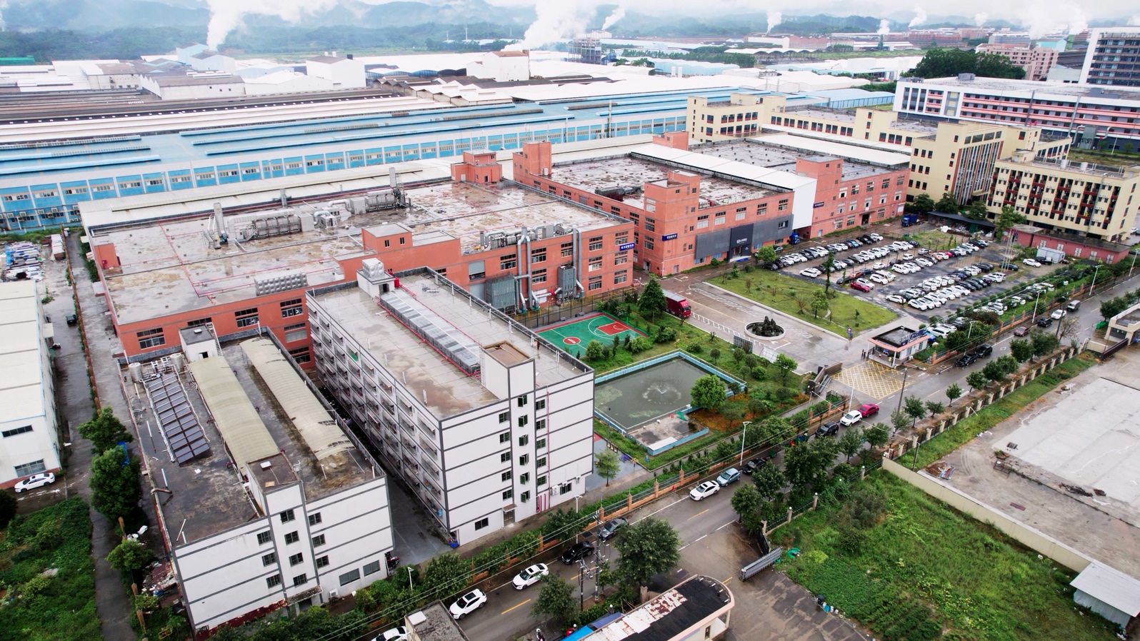 Aerial view of SHKL China production base covering 100,000 m²