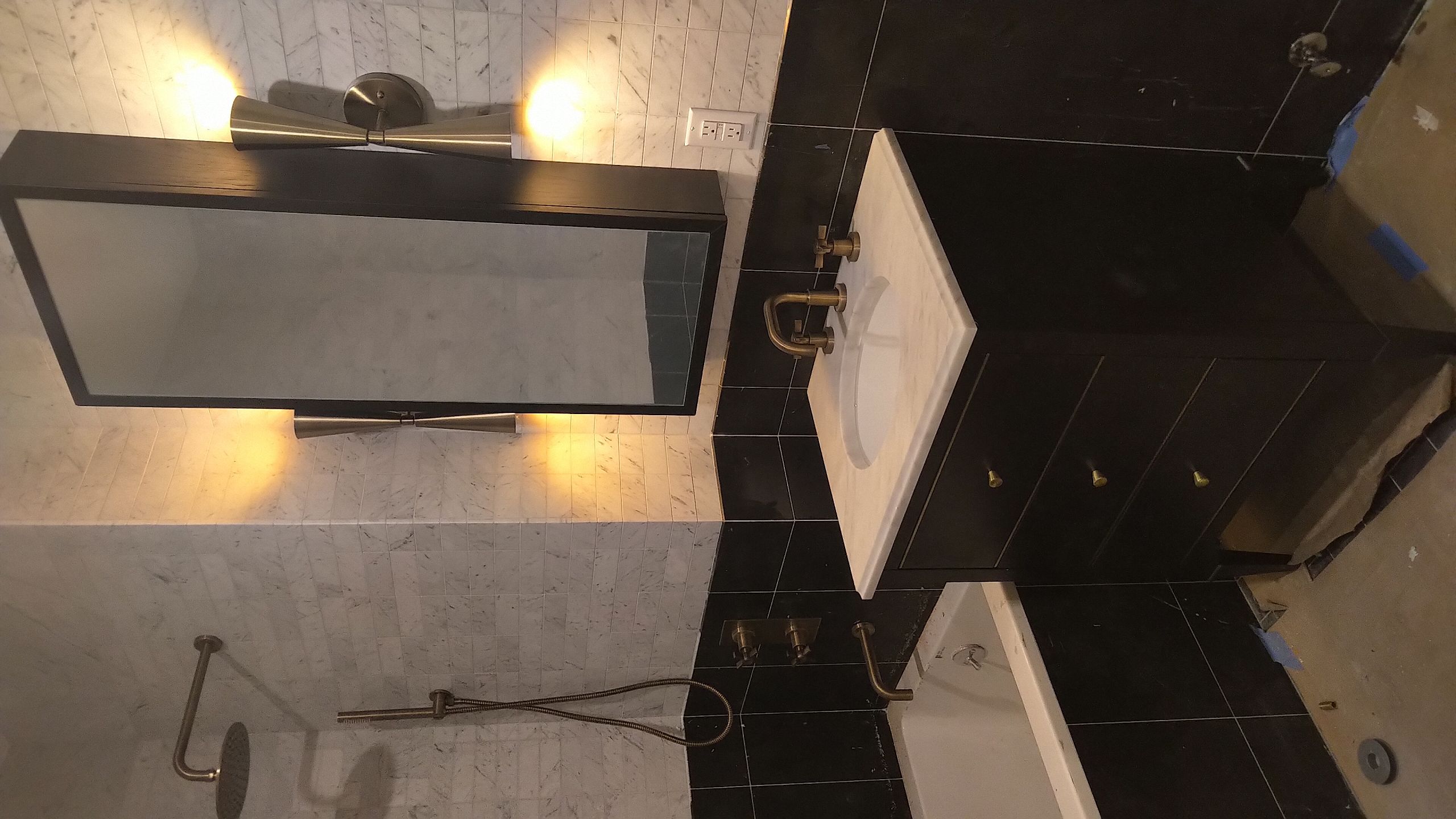 SHKL bathroom vanity installed in a hotel project in the United States
