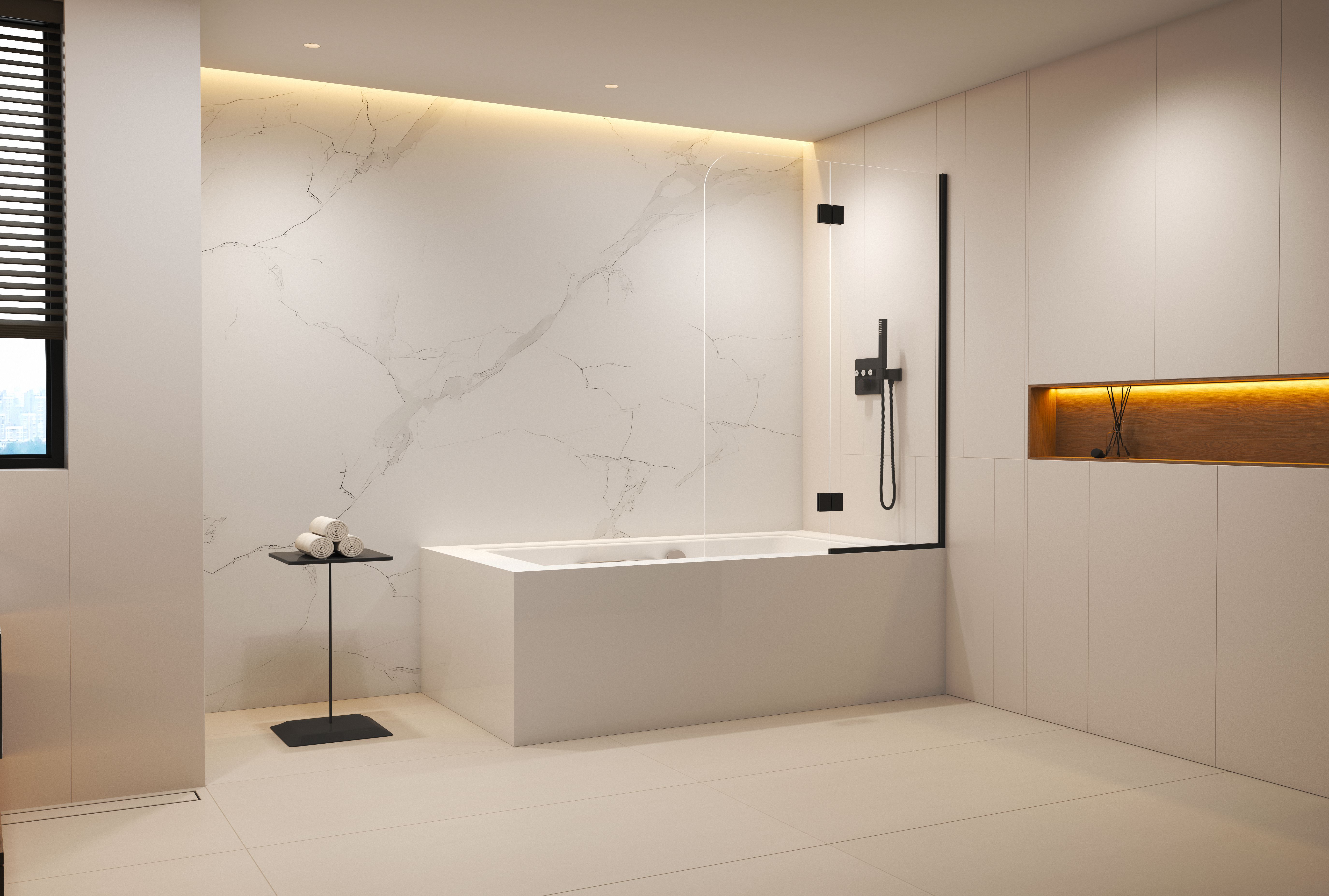 Bathtub shower door model KL-AS5605210-8 Bathtub shower door model KL-AS5605210-8