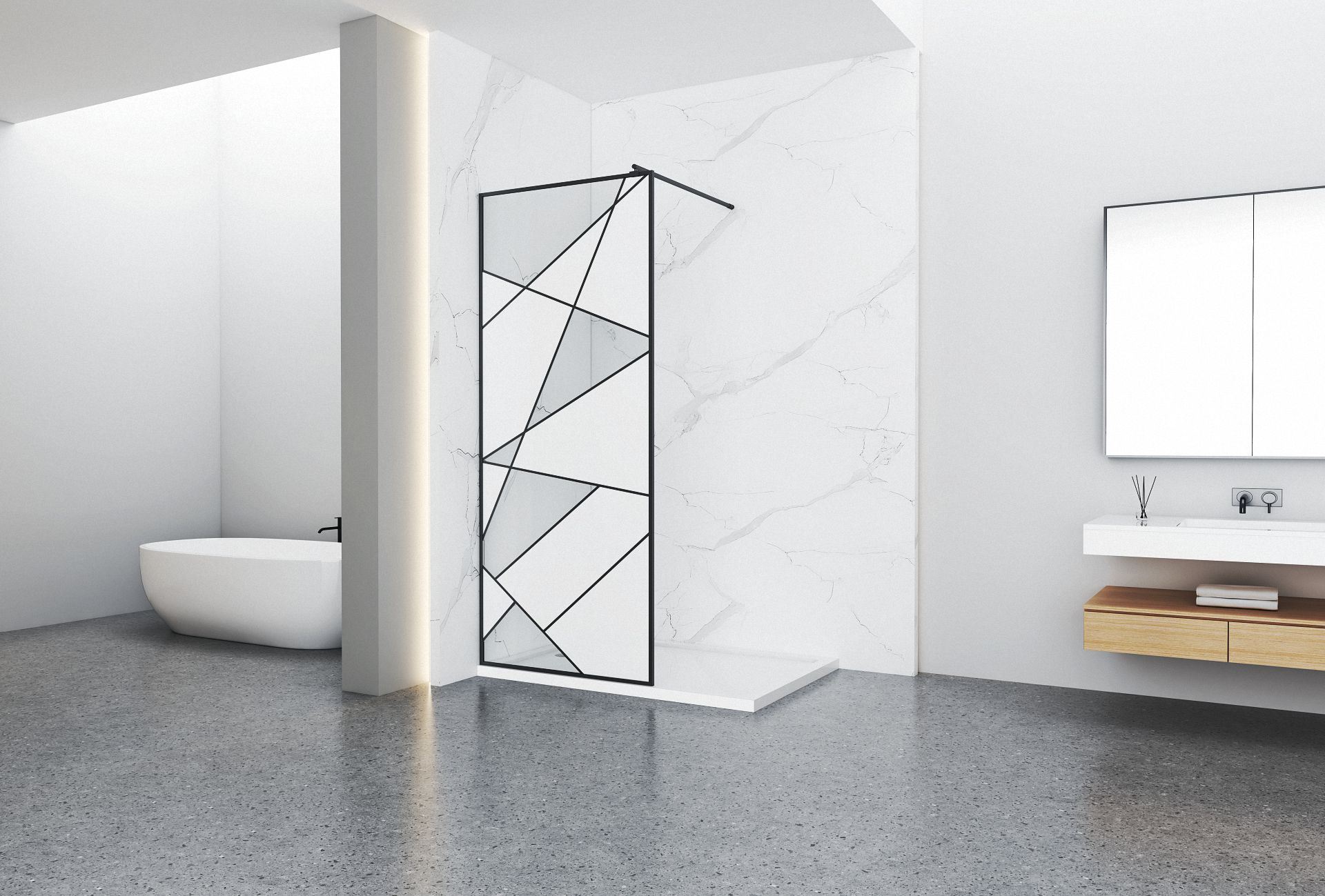 Shower screen