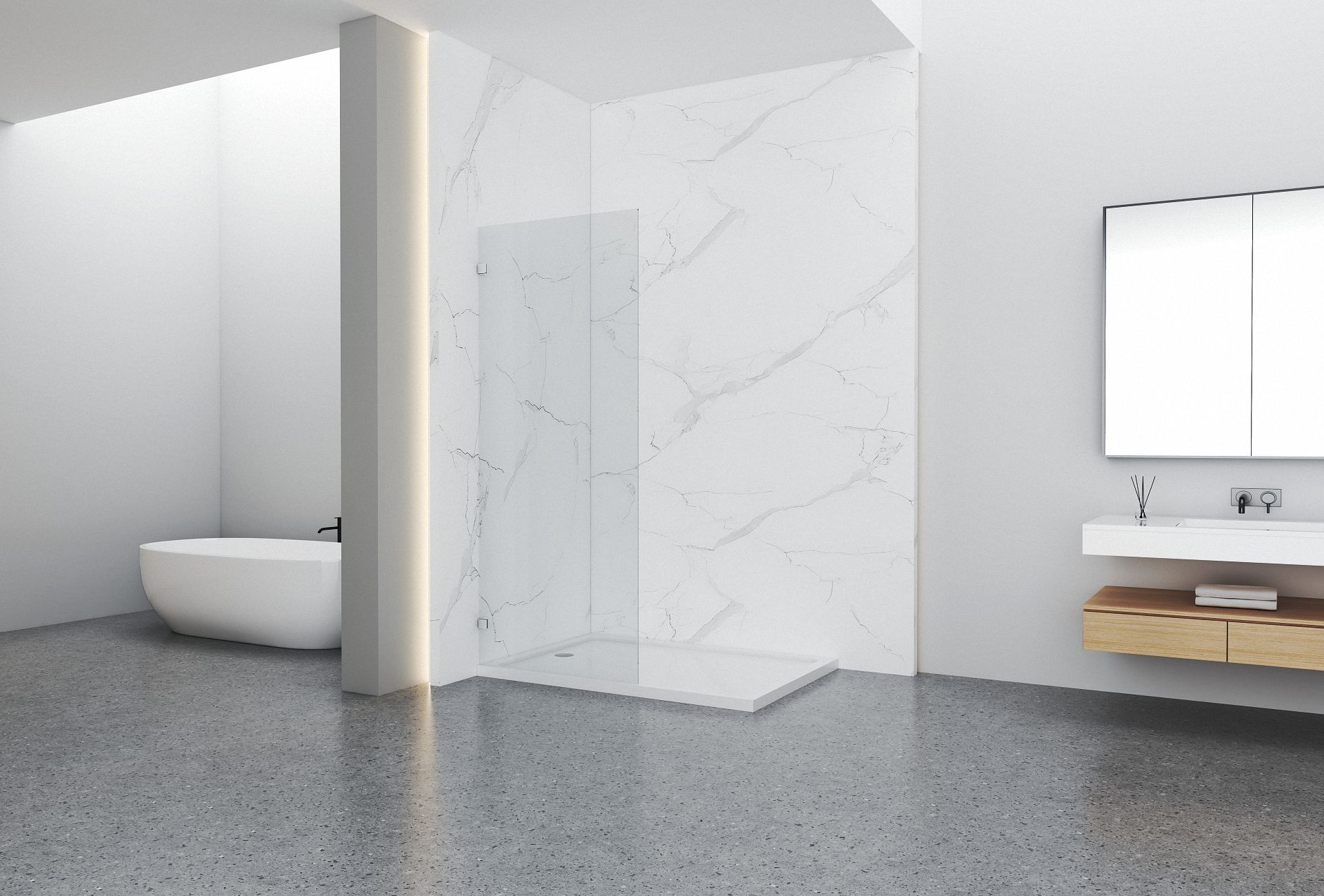 Shower screen by SHKL