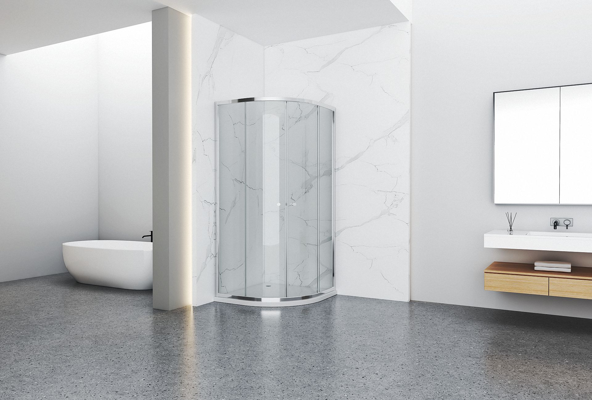 Arc shower door - SHKL