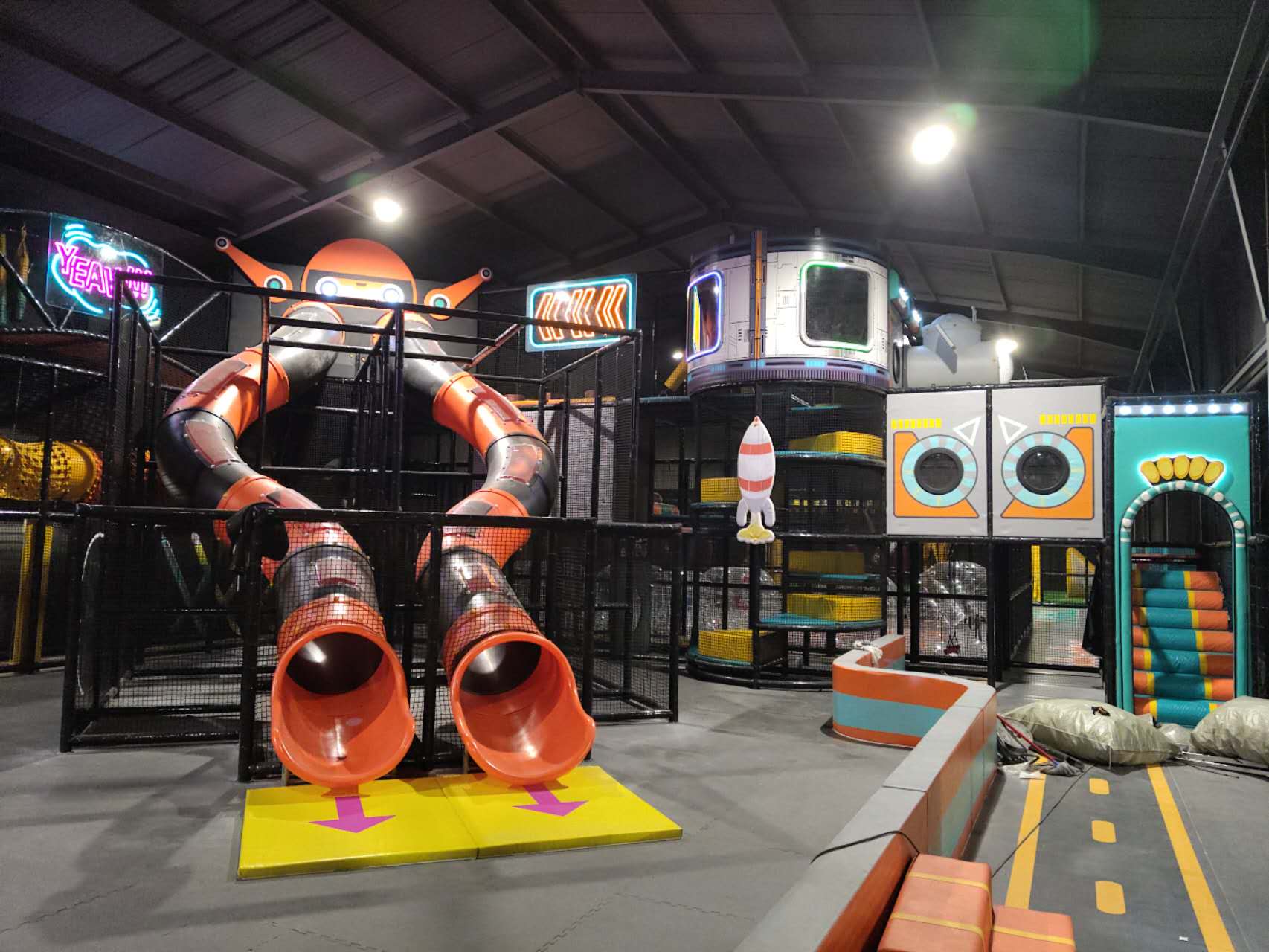 Indoor playground project in Spain covering 3000 square meters