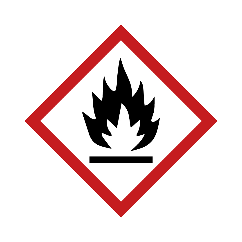 Flammable hazard icon for Class 2.1 aerosol products