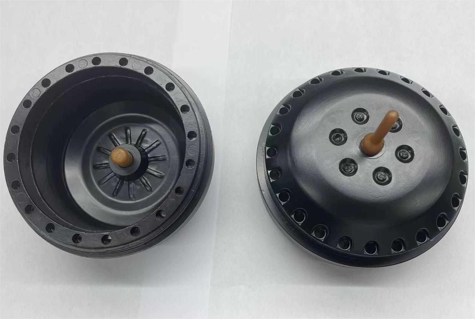 One-piece formed iron core cast aluminium rotor with black electrophoretic coating, 72-hour salt spray reference