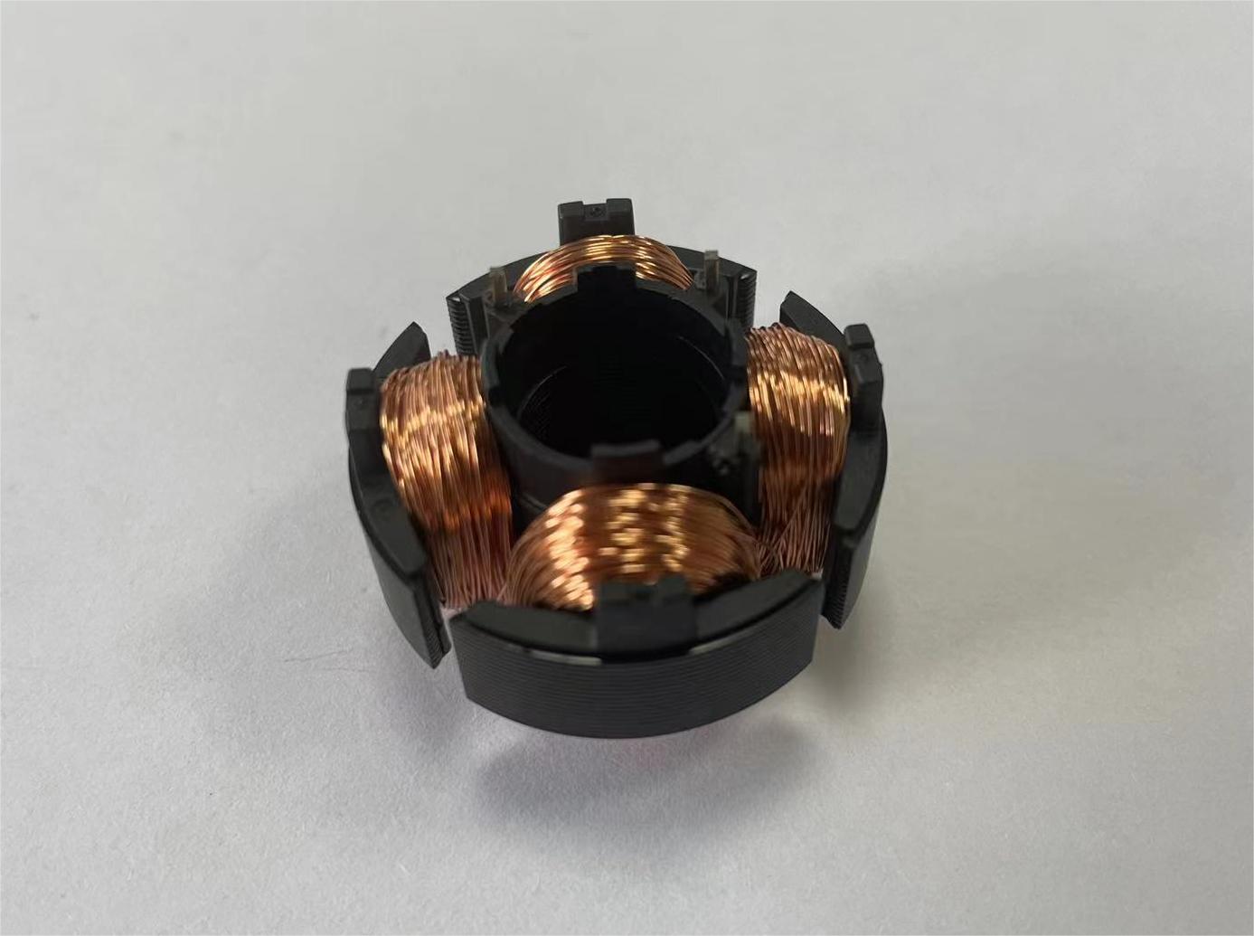 Black electrophoretic coating on a steel core qualified to 96 hours of salt spray