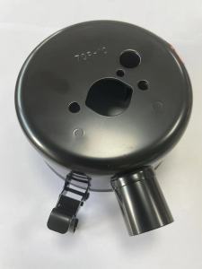 Zinc alloy components with electrophoretic coating showing uniform surface finish