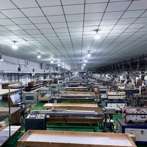 Glass shower door seal factory production line by SIMBA