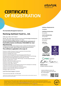 FSSC 22000 Food Safety System Certification