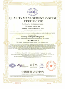 Quality Management System Certification (ISO 9001:2015)