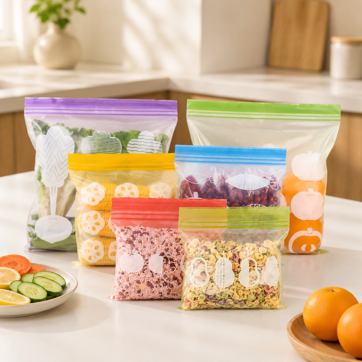 Haida HD-FB001 frozen food bag rated low temperature resistant to -40 degrees Celsius