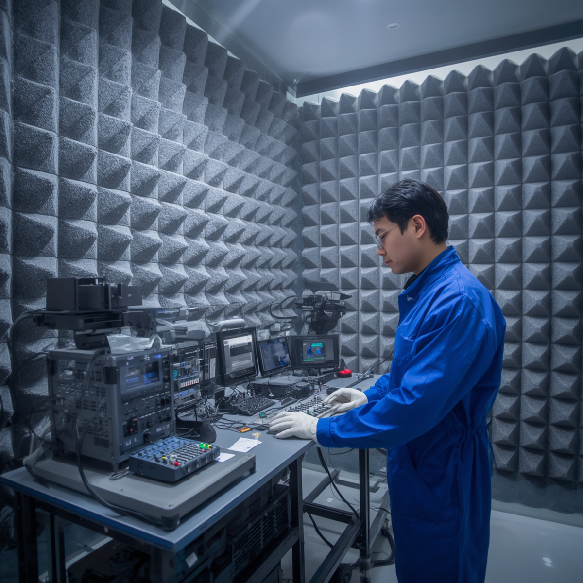 RF anti-interference testing environment used for P-Box-X10 validation