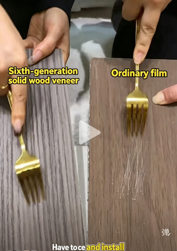 Scratch resistance test on honeycomb panel surface