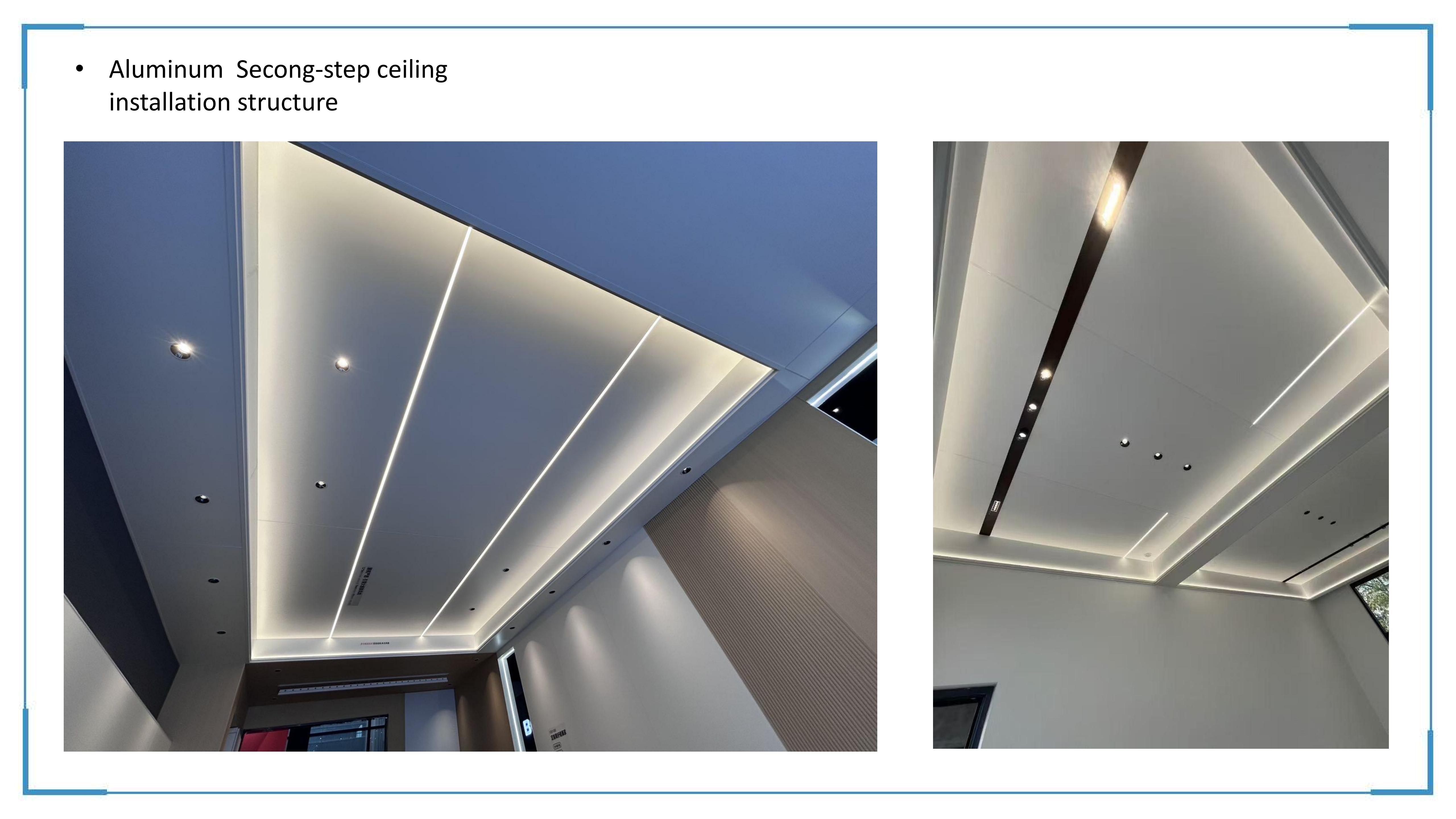 Aluminum honeycomb panel ceiling and wall panel finish effect