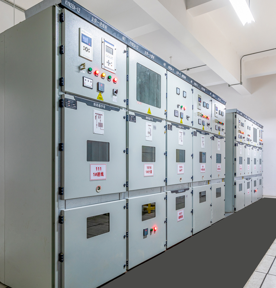 Equipment commissioning site for custom switchgear