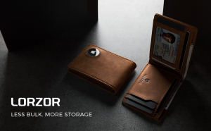 LORZOR Bifold AirTag Wallet A2