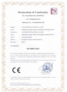Declaration of Conformity (CE-LVD)