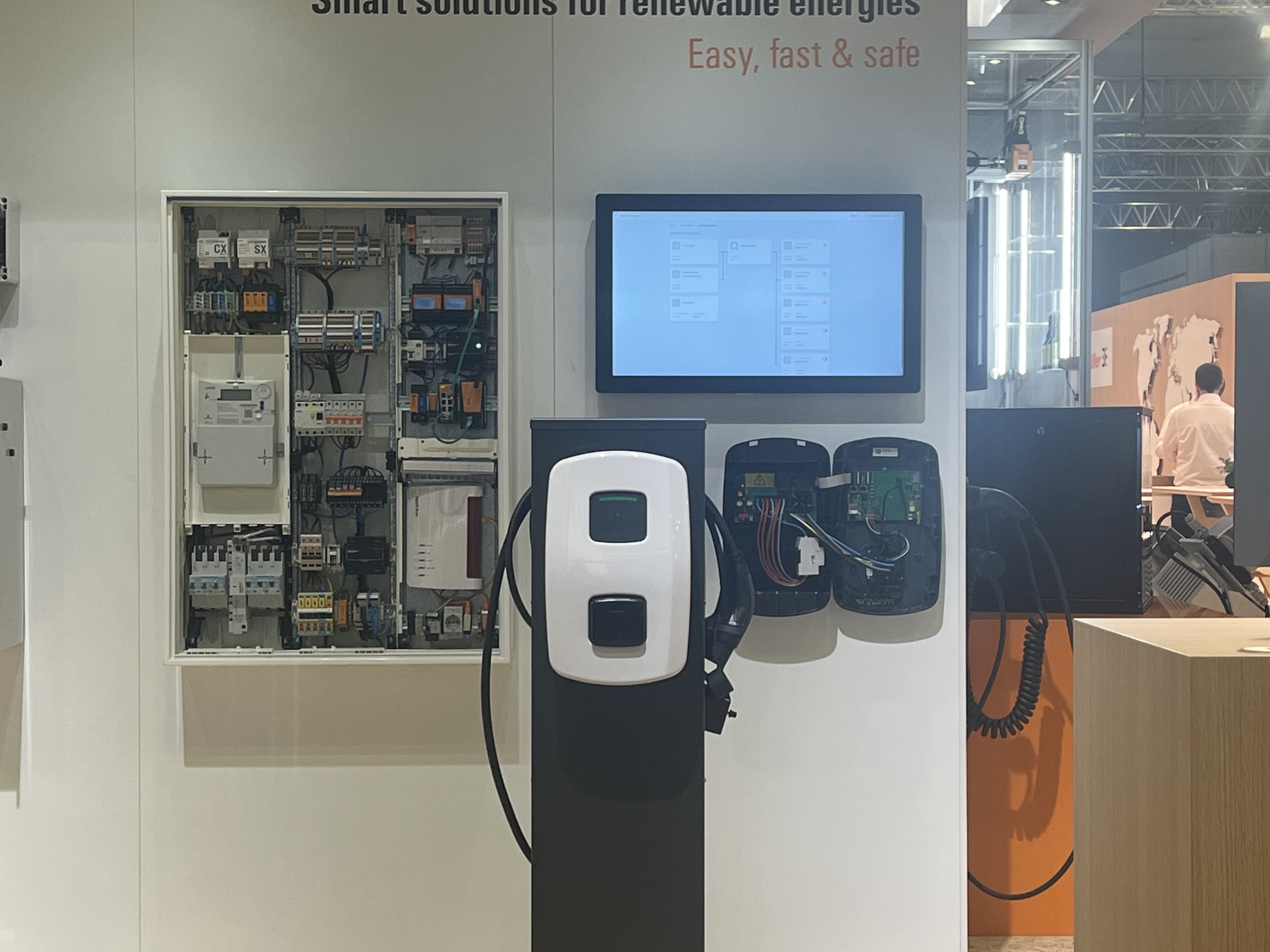 Residual current sensor used in EV charging and solar applications