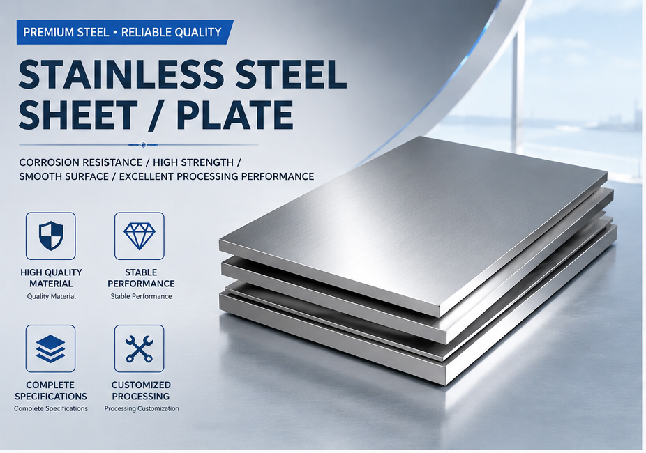 304 stainless steel plate in warehouse