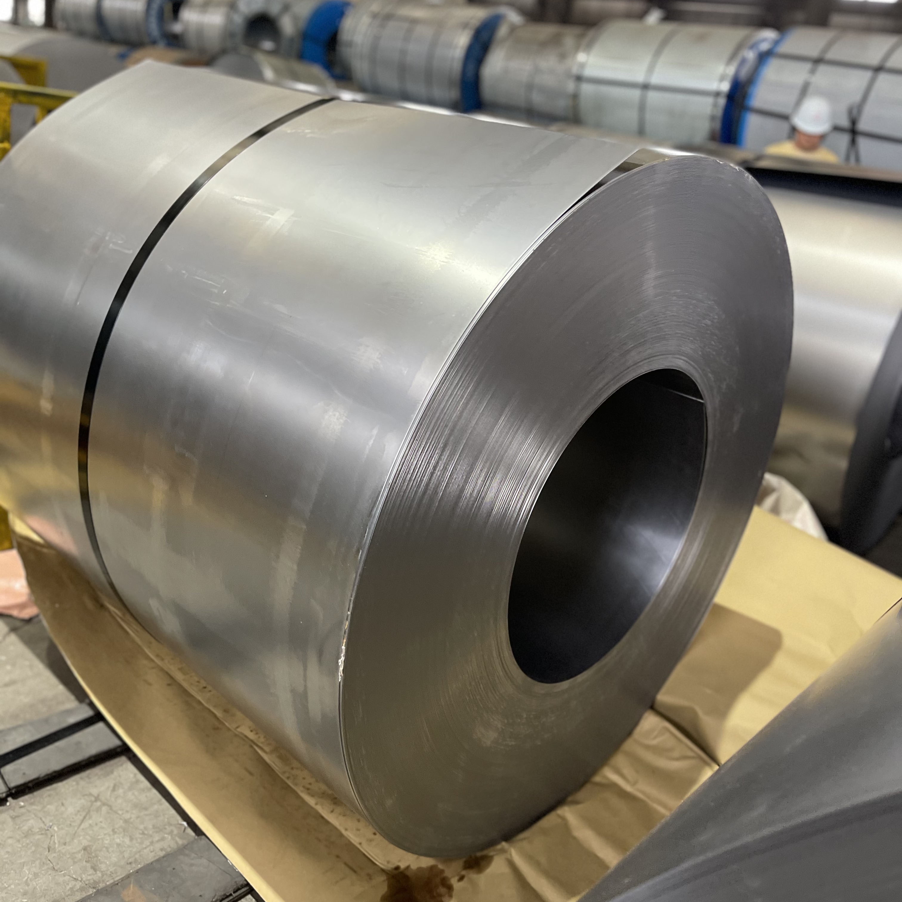 SPCC DC01 cold rolled steel coil - warehouse storage
