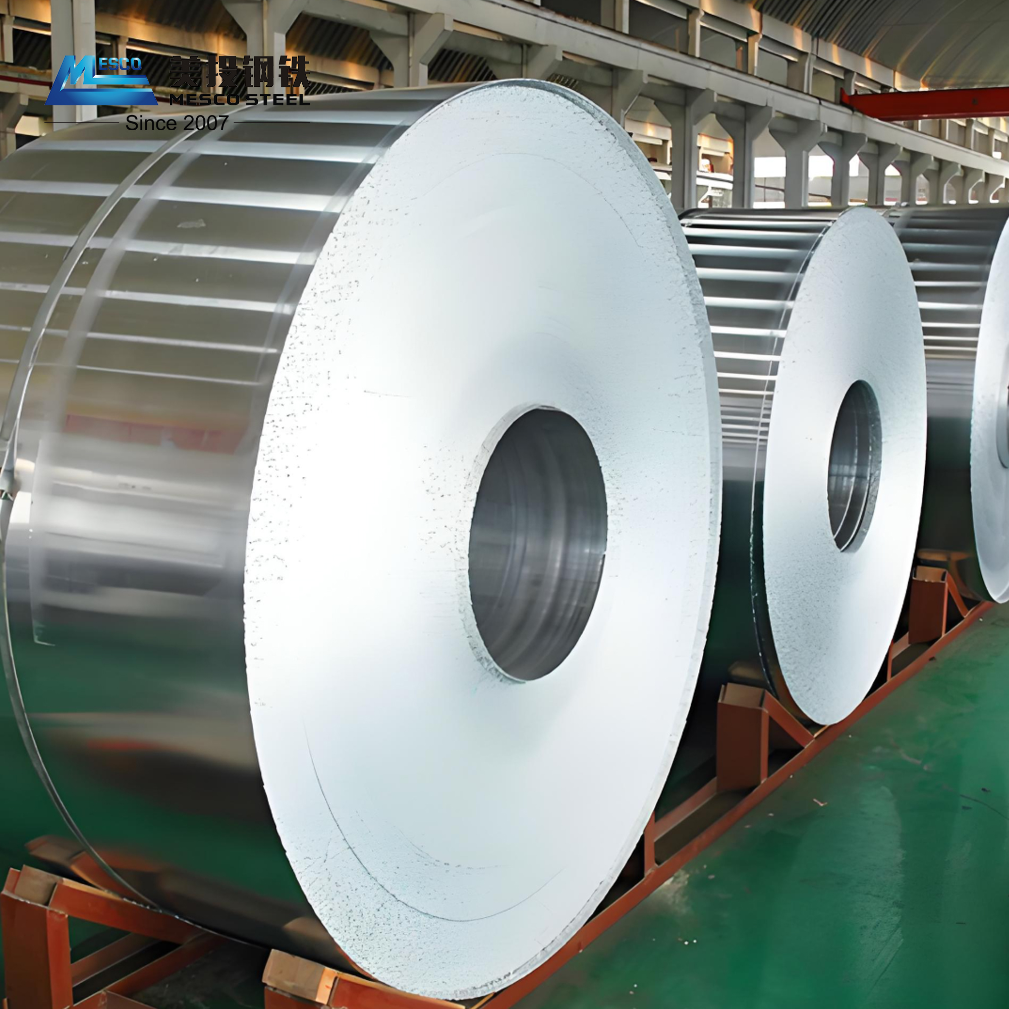 Stainless steel coils and sheets for certified industrial supply