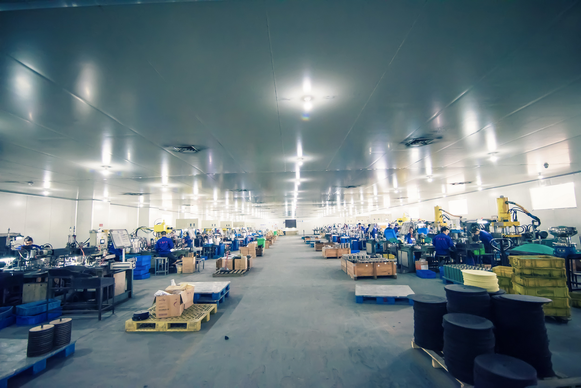 Production equipment at Dome Abrasives