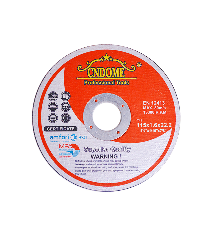 Cutting disc for metal and stainless steel