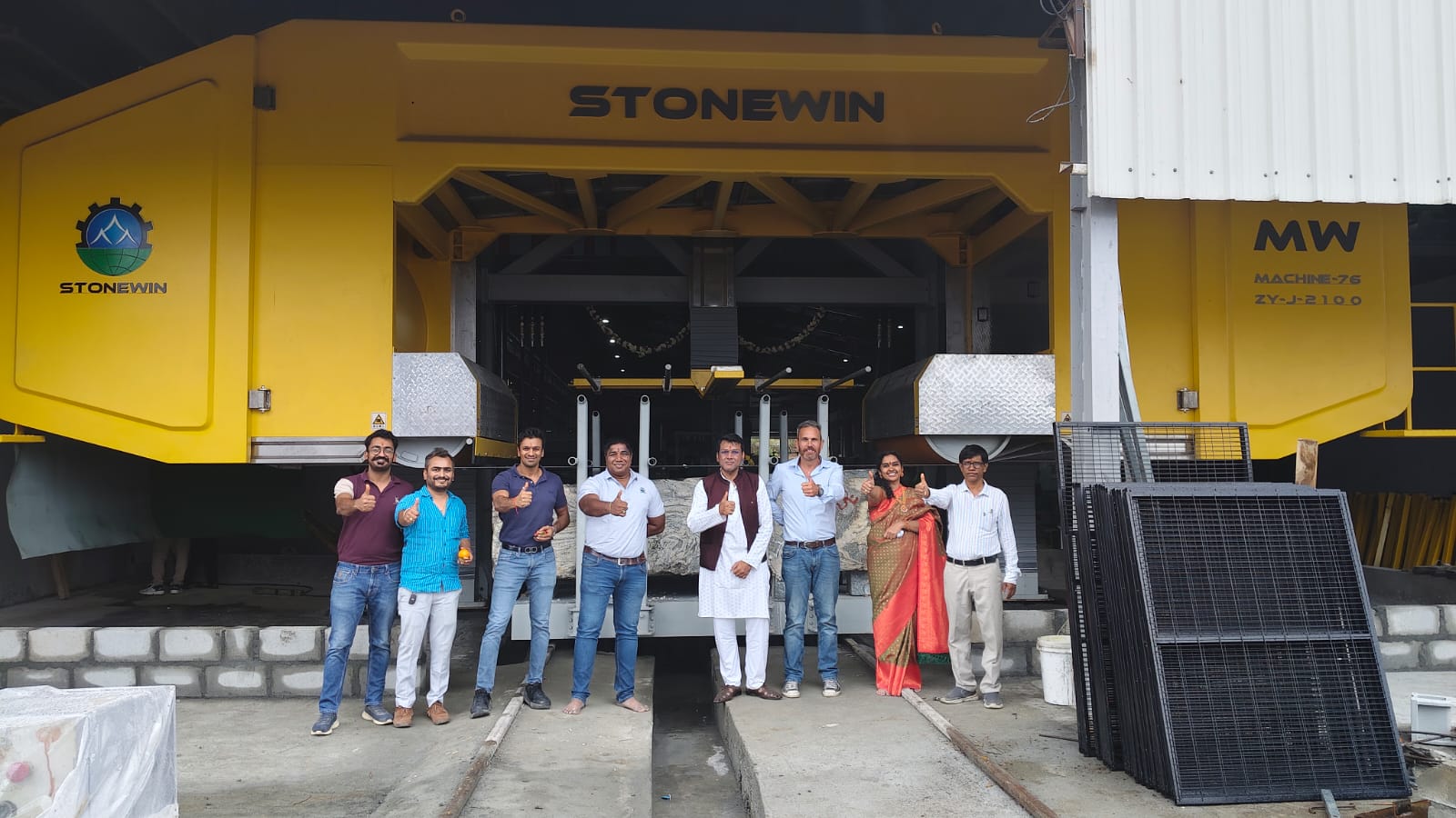 Stonewin machine in India