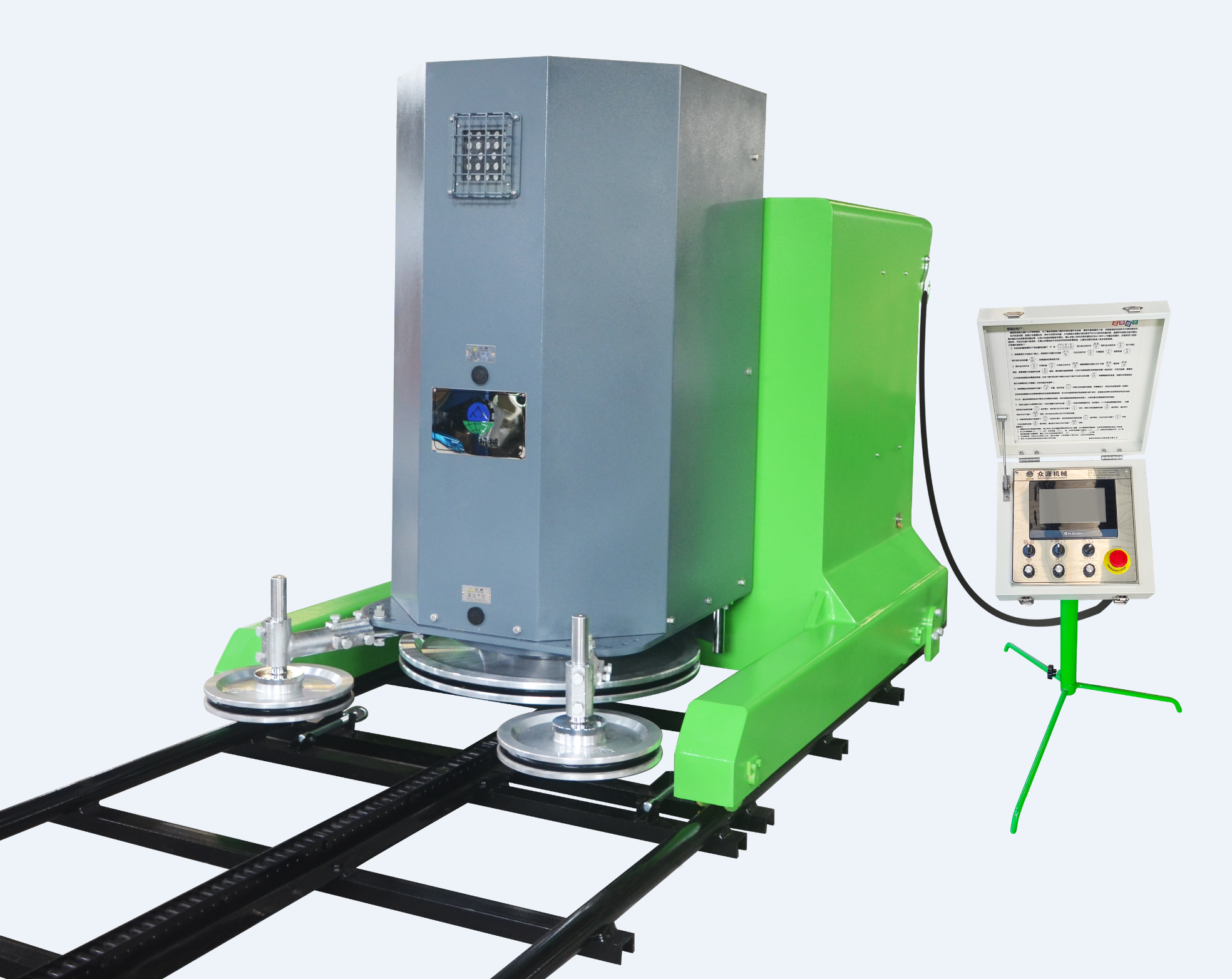 Rail Type Wire Saw Machine for Stone Quarrying - ZY-60YM-12P