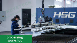 We develop AI-based vision inspection equipment. Our company provides fully integrated services covering R&D, manufacturing, and sales. Our production process is divided into a production workshop and a machining workshop, which are responsible for equipment manufacturing.