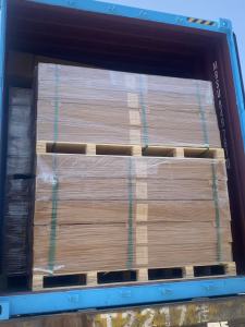 Export logistics and container loading process ensuring reliable worldwide delivery of composite reinforcement fabrics and lightweight core materials.