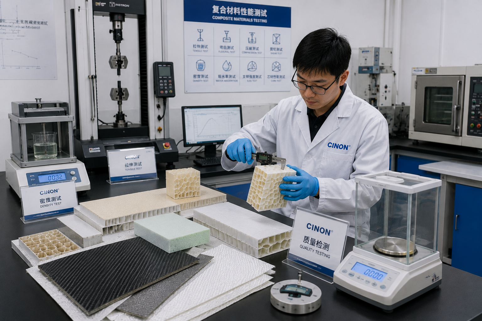 Quality inspection and performance verification for fiberglass fabric OEM