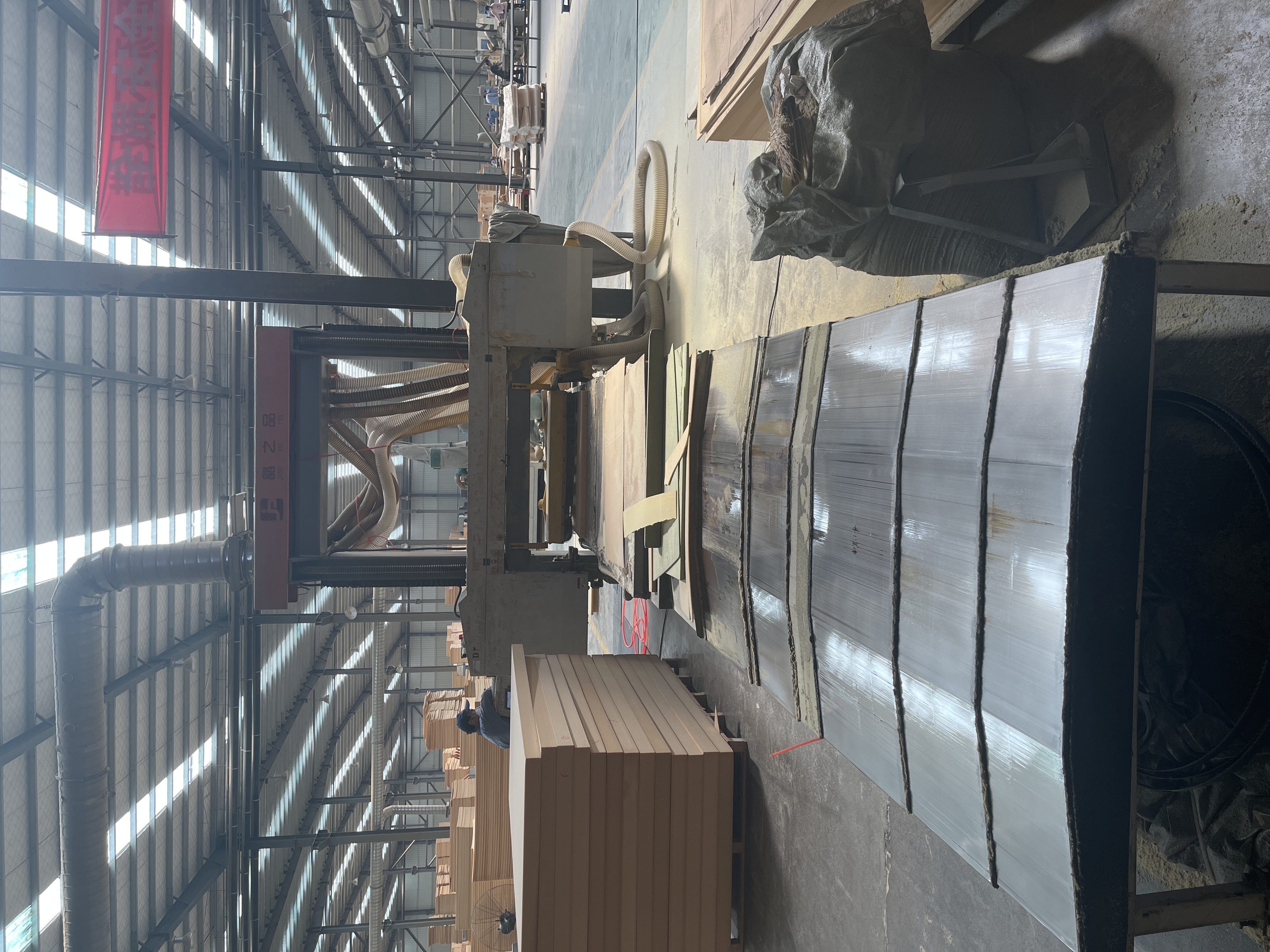 Production line for core material manufacturing at CINON