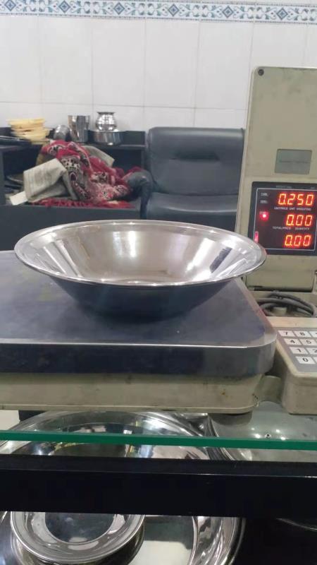 Customer processing stainless steel in manufacturing environment